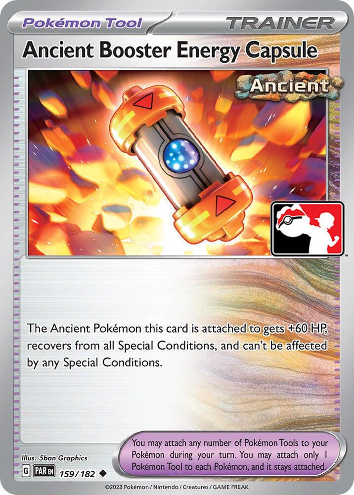 Paradox Rift Ancient Booster Energy Capsule [Prize-Pack] Pokémon card